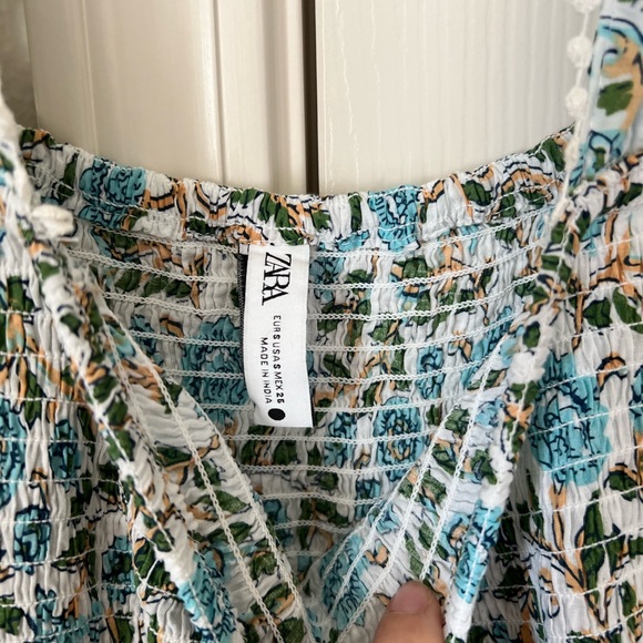 Zara Floral tiered print dress New NWoT - Picture 4 of 13